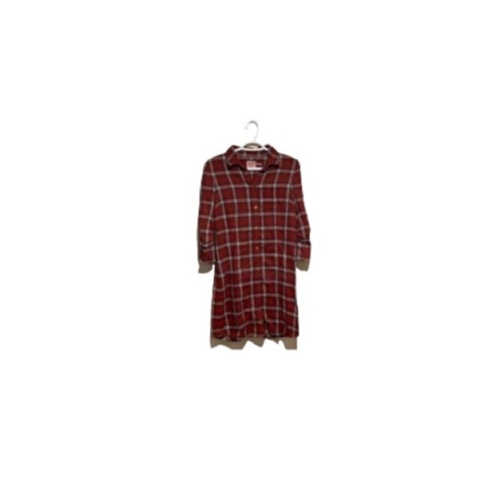 Juicy Couture Red Plaid Shirtdress - Women’s Size 4